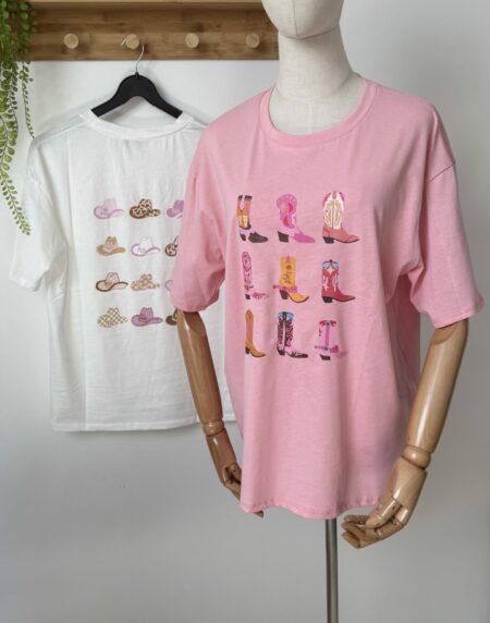 TEE-SHIRT COW-BOY BOOT